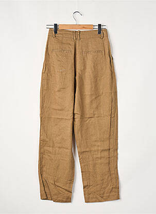 Pantalon larg maro VILA femeie