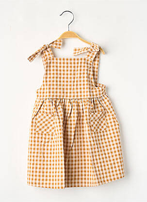 Rochie scurtă portocalie PETITE LUCETTE fată