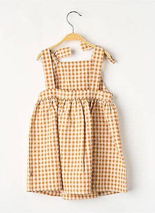 Rochie scurtă portocalie PETITE LUCETTE fată
