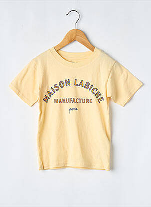 Tricou galben MAISON LABICHE fată