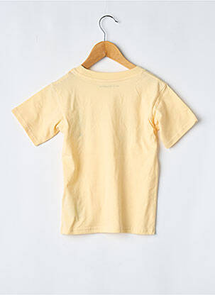 Tricou guler rotund galben MAISON LABICHE fată