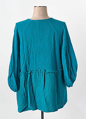 Tricou / top maternitate albastru POLINA femeie
