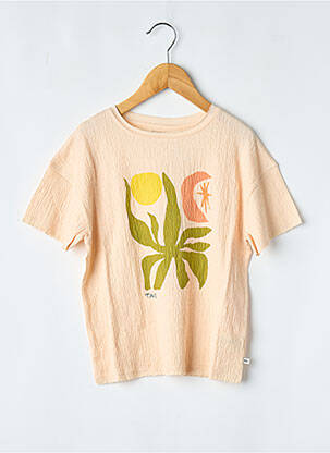 Tricou portocalie THE NEW SOCIETY fată