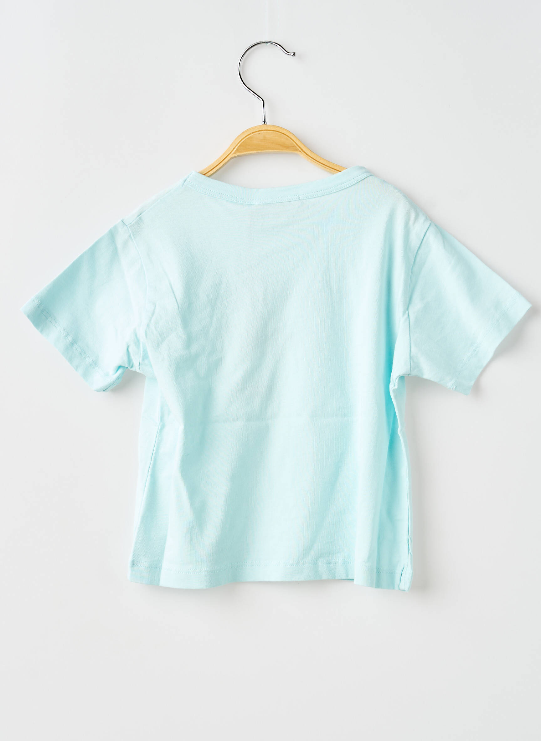 Tricou albastru THE NEW SOCIETY fată