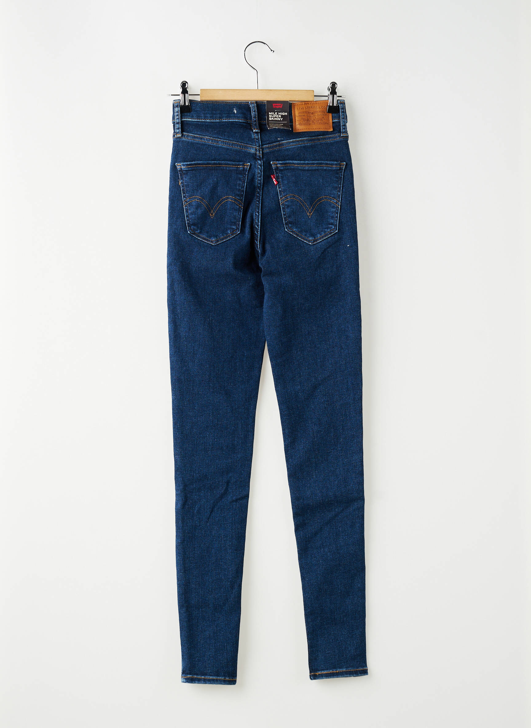 Blugi skinny albastru LEVI'S femeie