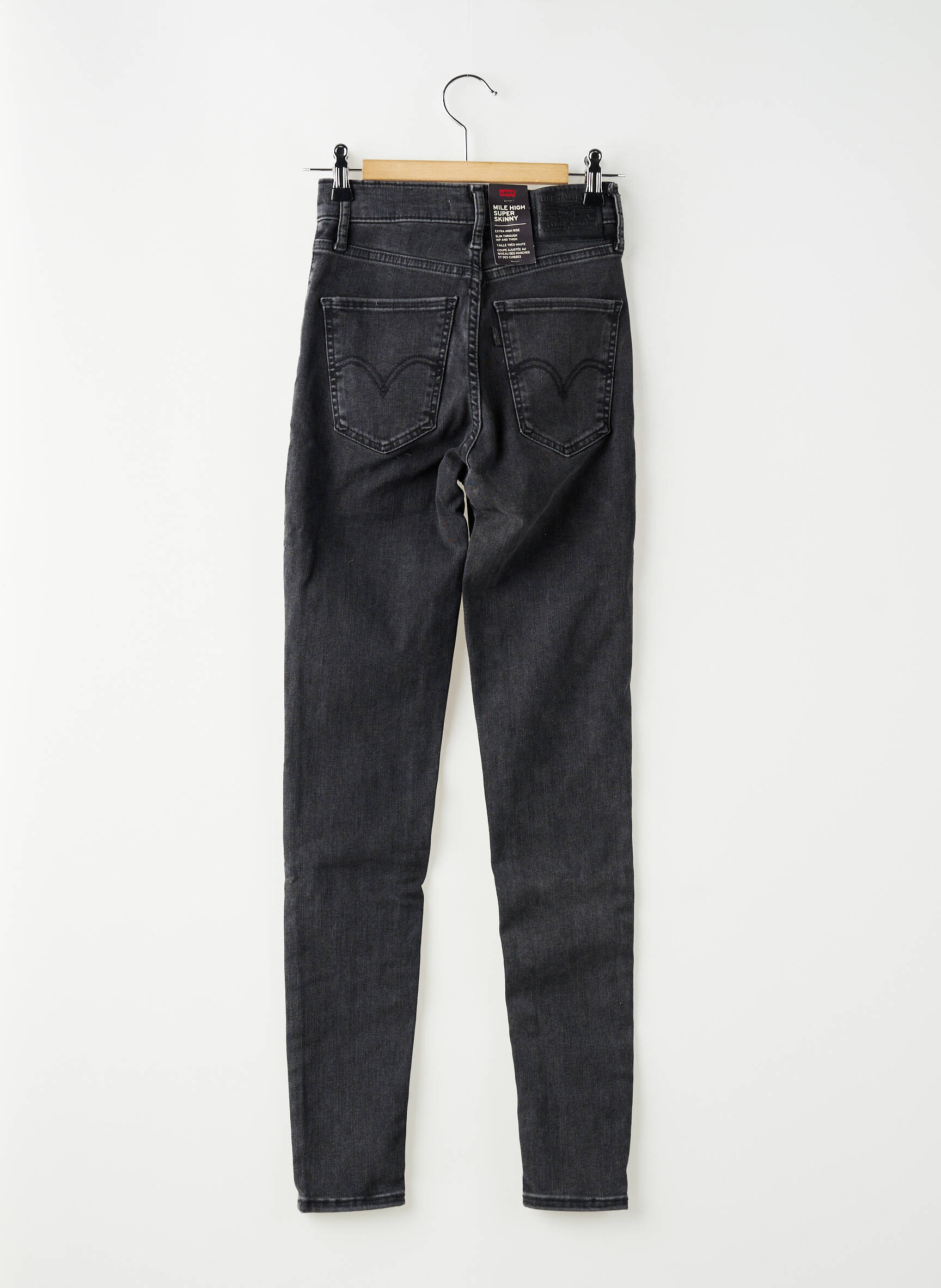 Blugi skinny negru LEVI'S femeie