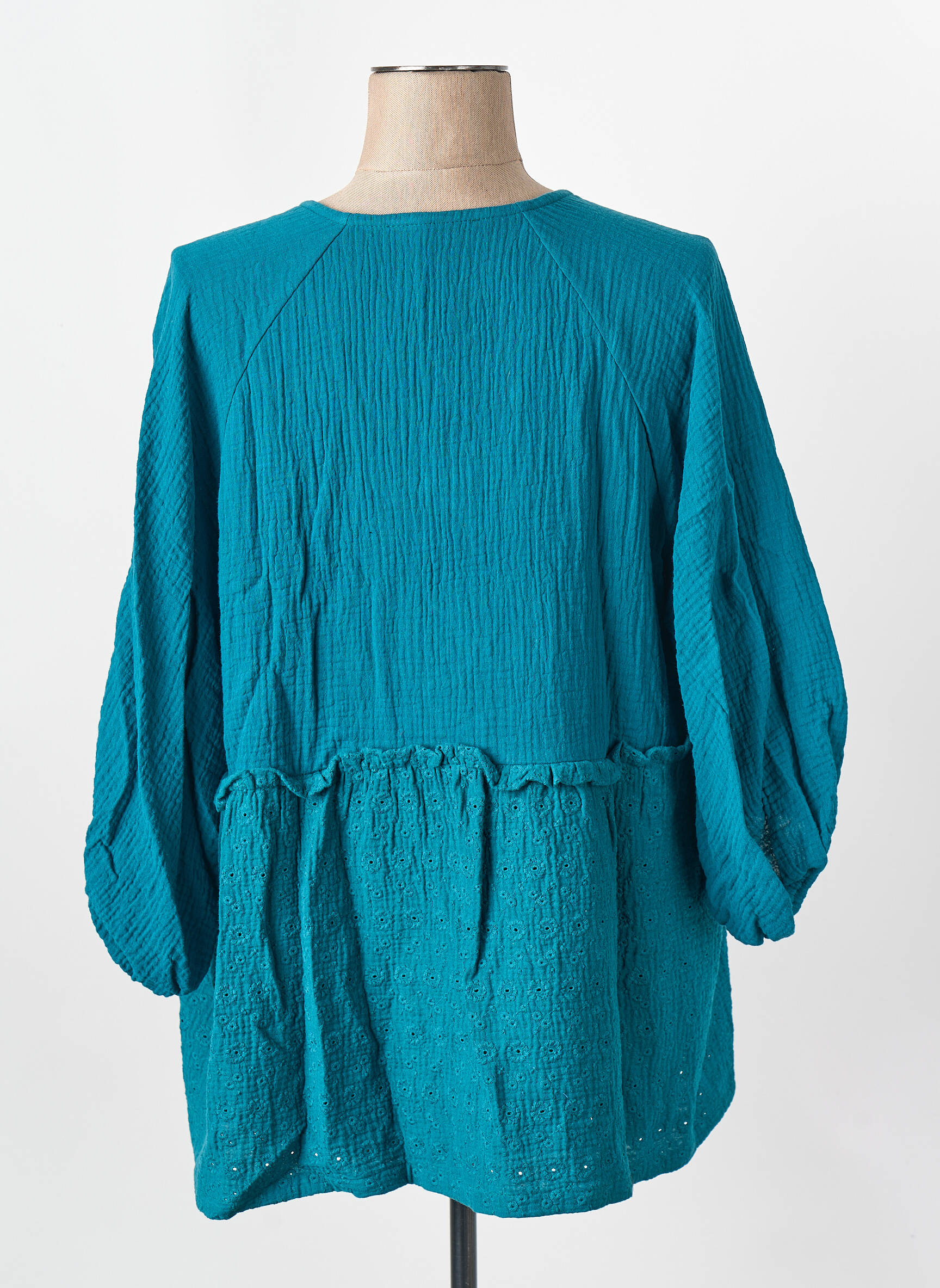 Tricou / top maternitate albastru POLINA femeie