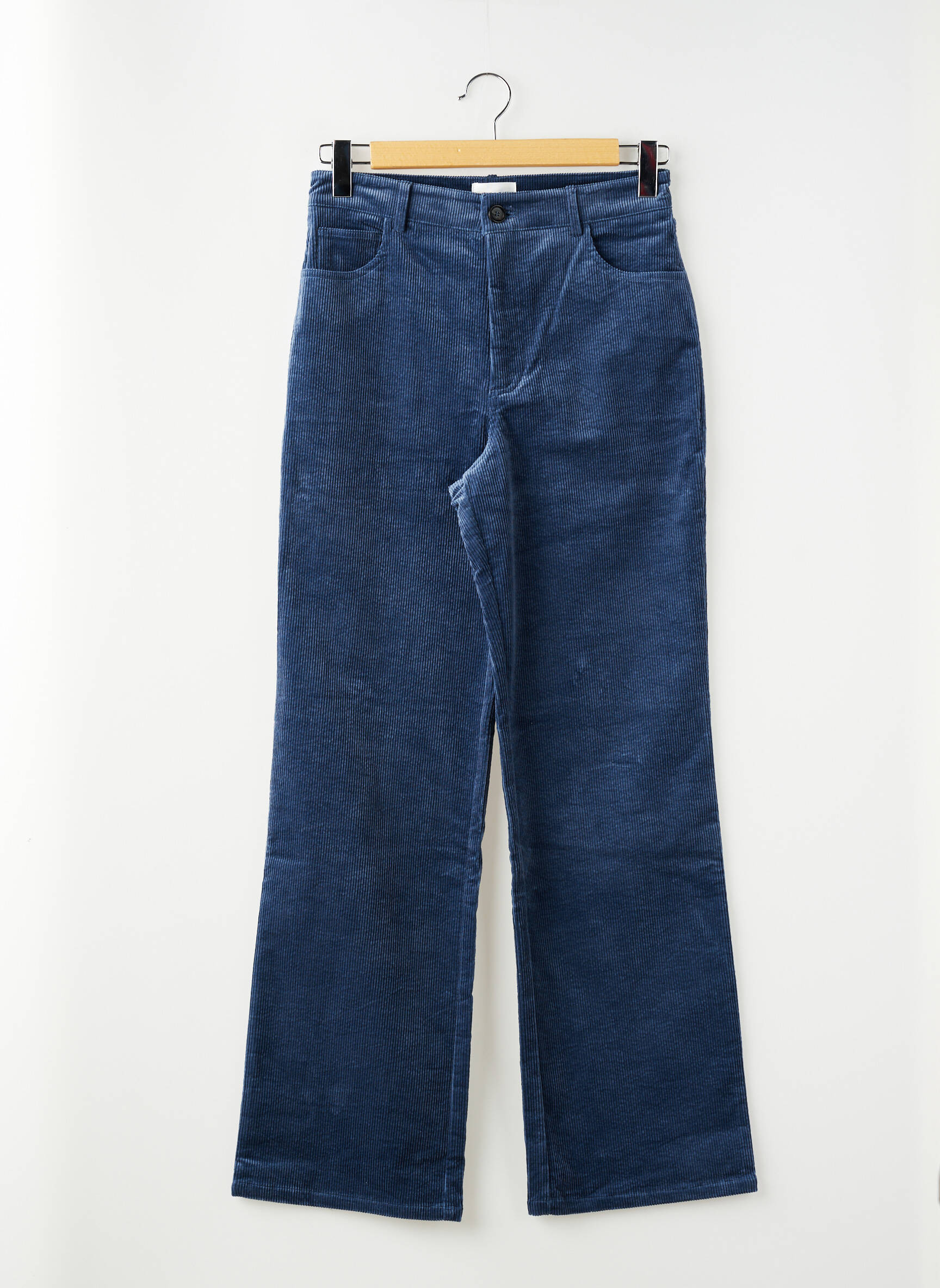Pantalon drept albastru ANTIK BATIK femeie