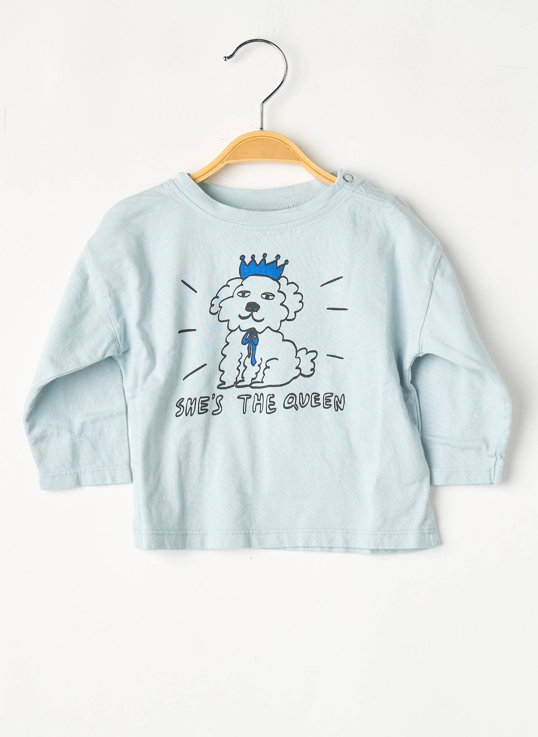 Tricou albastru THE CAMPAMENTO fată
