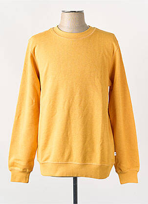 Pulover galben KNOWLEDGE COTTON APPAREL bărbat