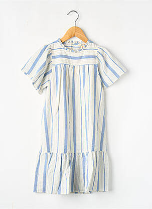 Rochie lungă albastru BELLEROSE fată