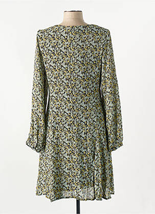 Rochie scurtă croială evazată verde MSCH COPENHAGEN femeie