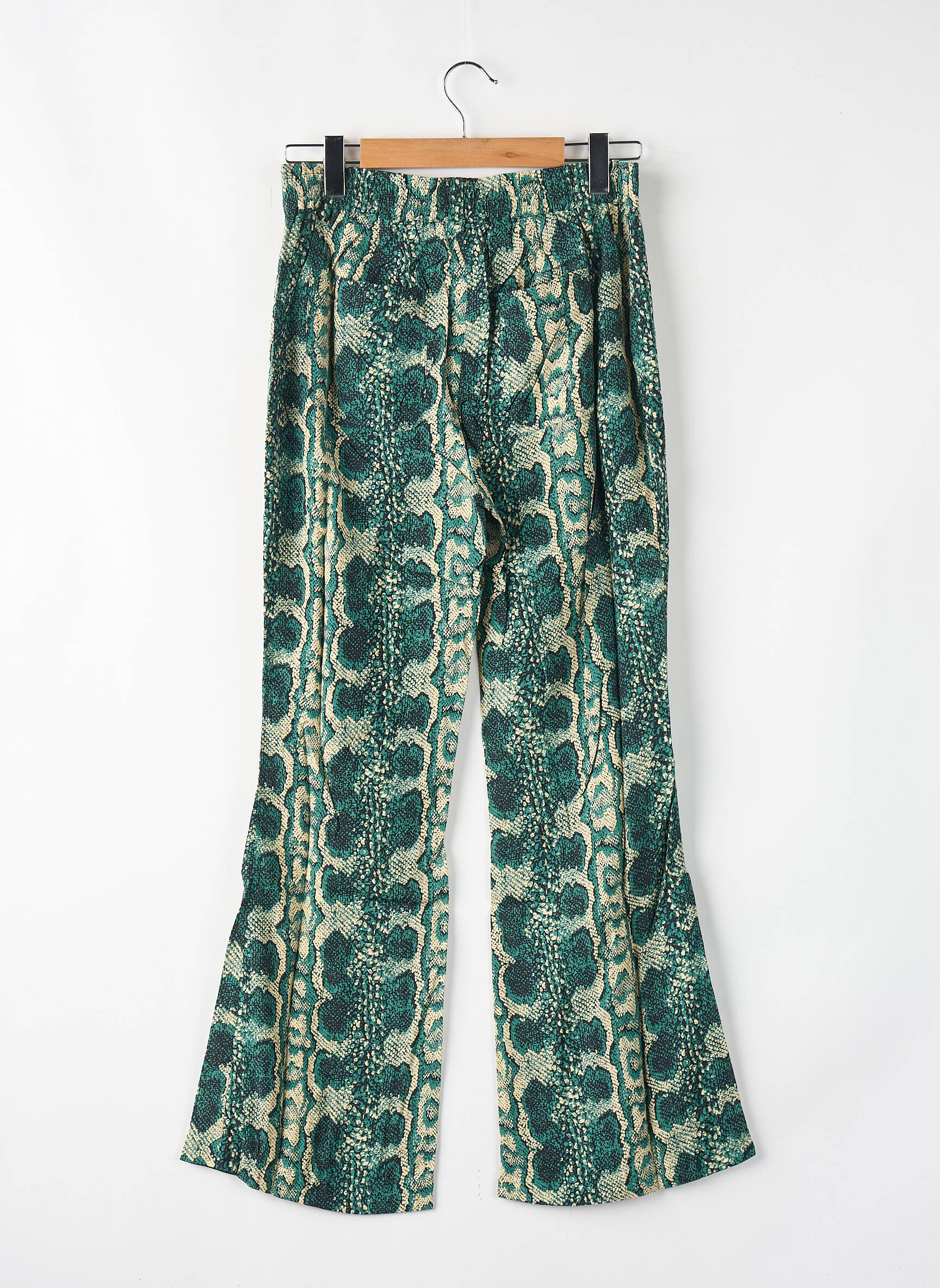 Pantalon larg verde SWILDENS femeie