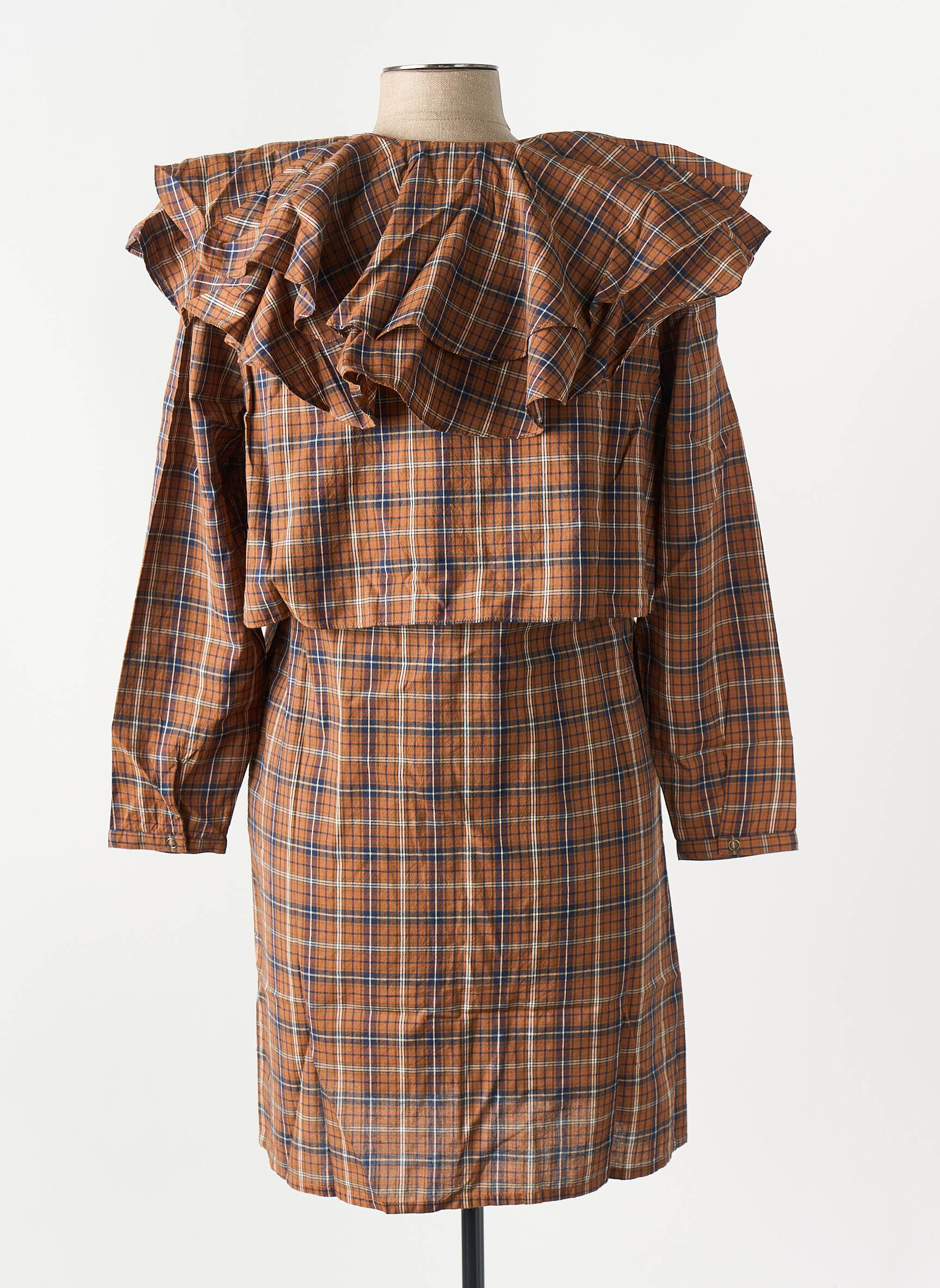 Rochie scurtă maro BELLE PIÈCE femeie