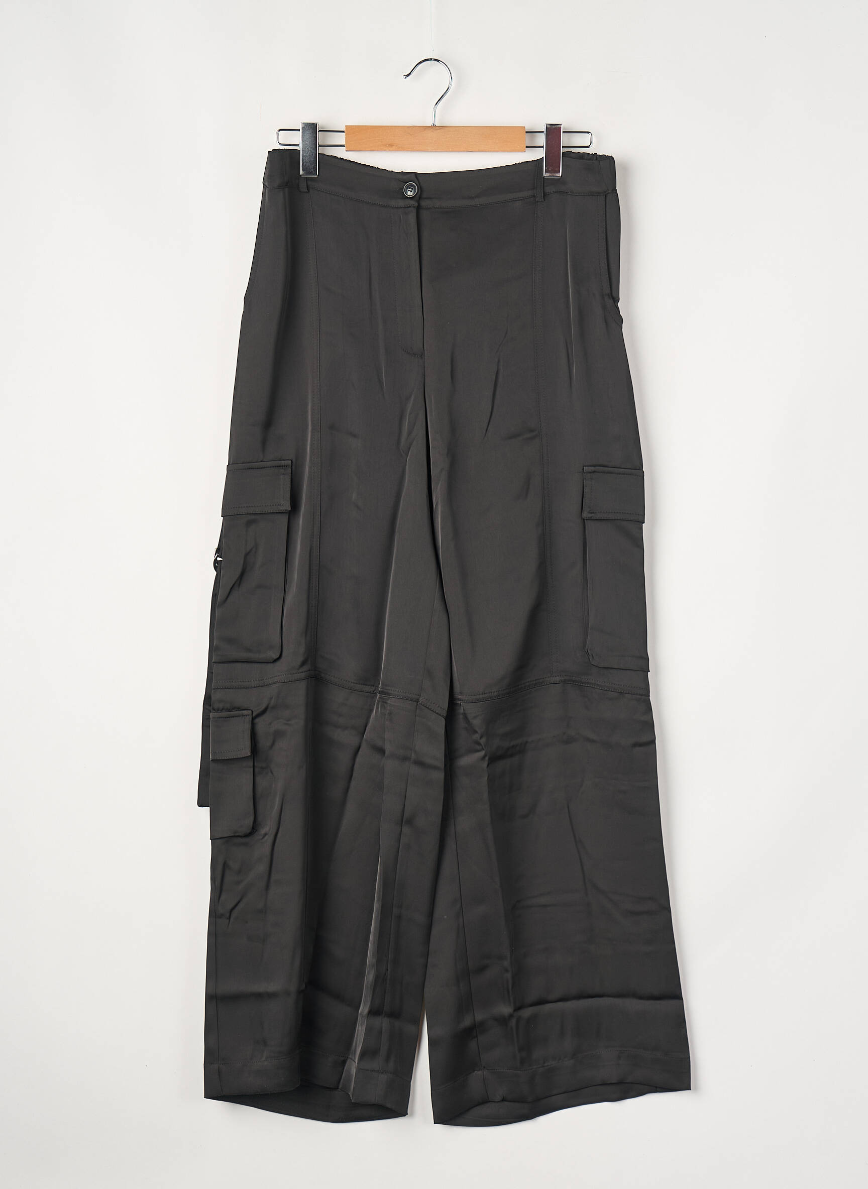 Pantalon drept negru MAT FASHION femeie