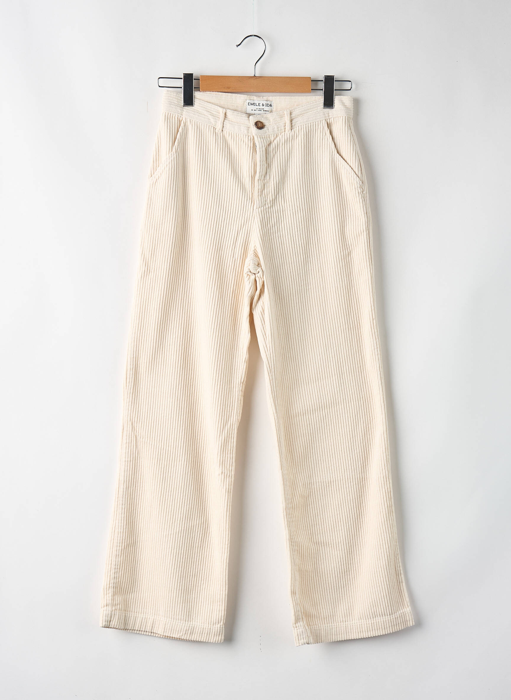 Pantalon drept bej EMILE ET IDA femeie