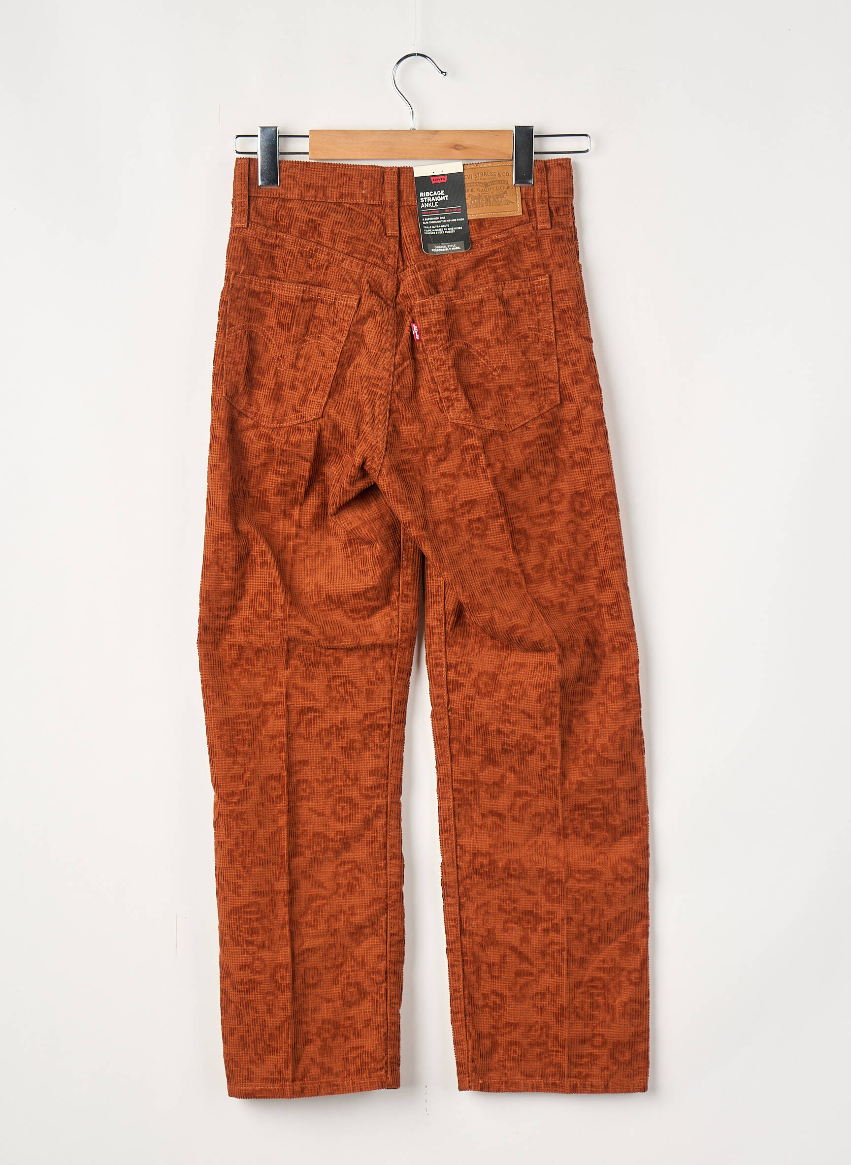 Pantalon drept portocalie LEVI'S femeie