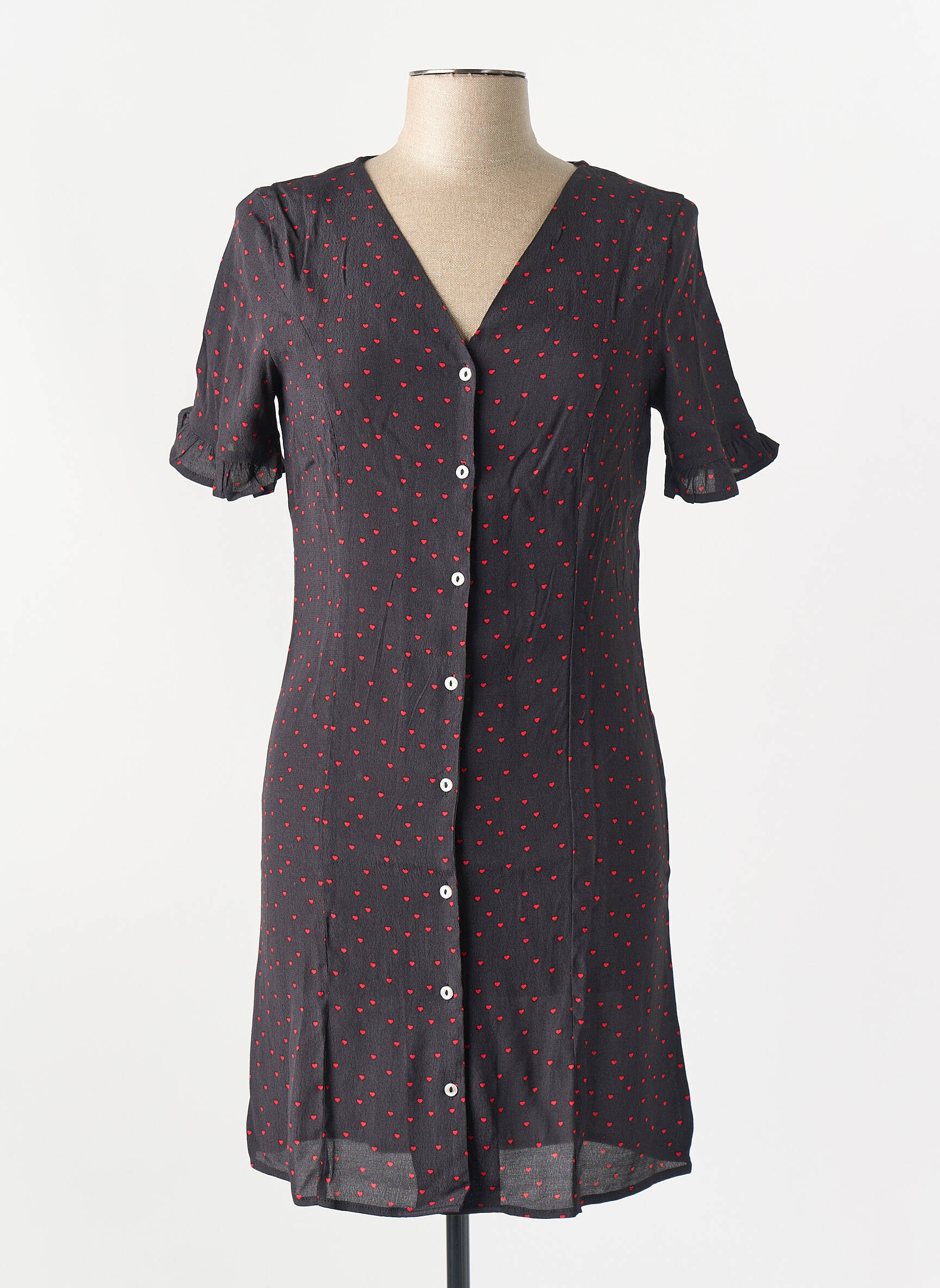 Rochie midi negru PIECES femeie