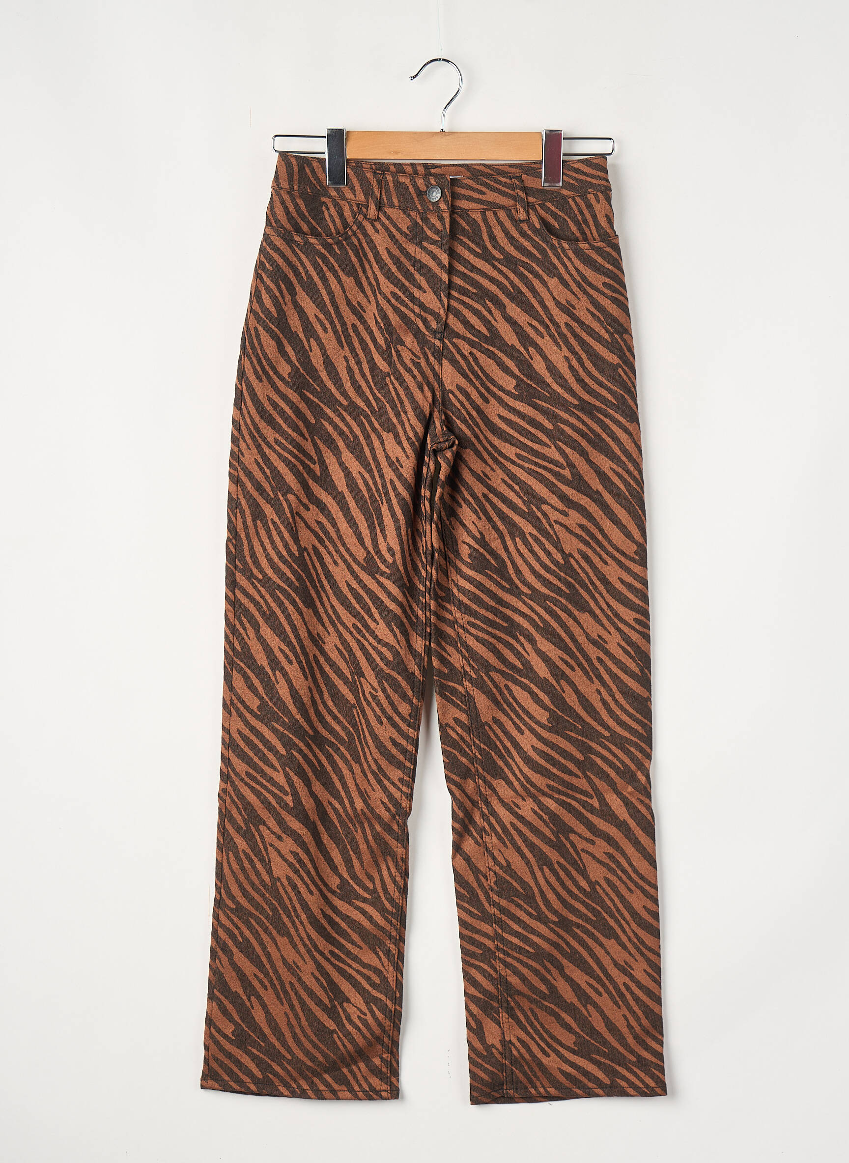 Pantalon drept multicolor SAMSOE & SAMSOE femeie