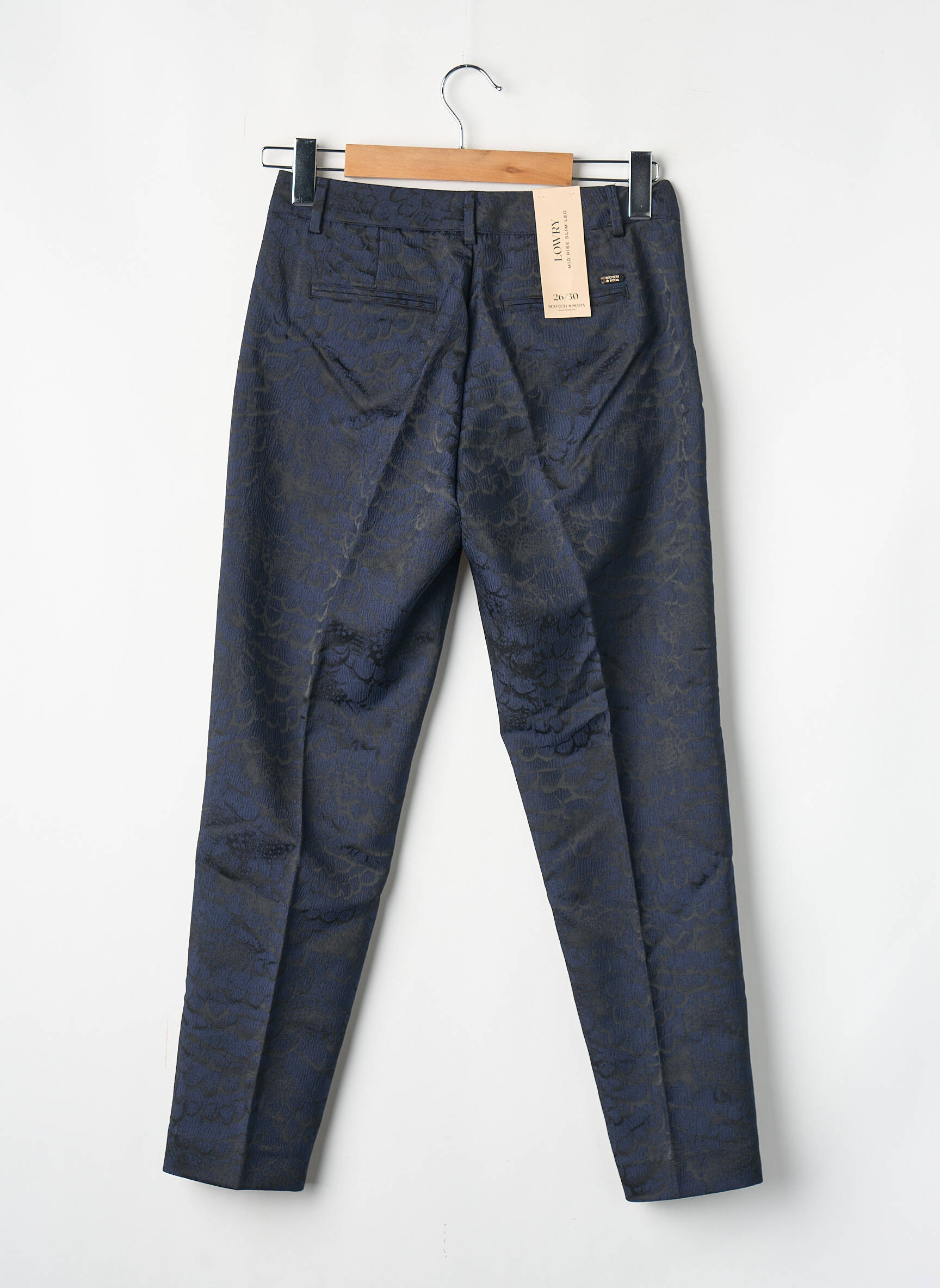 Pantalon slim negru SCOTCH & SODA femeie