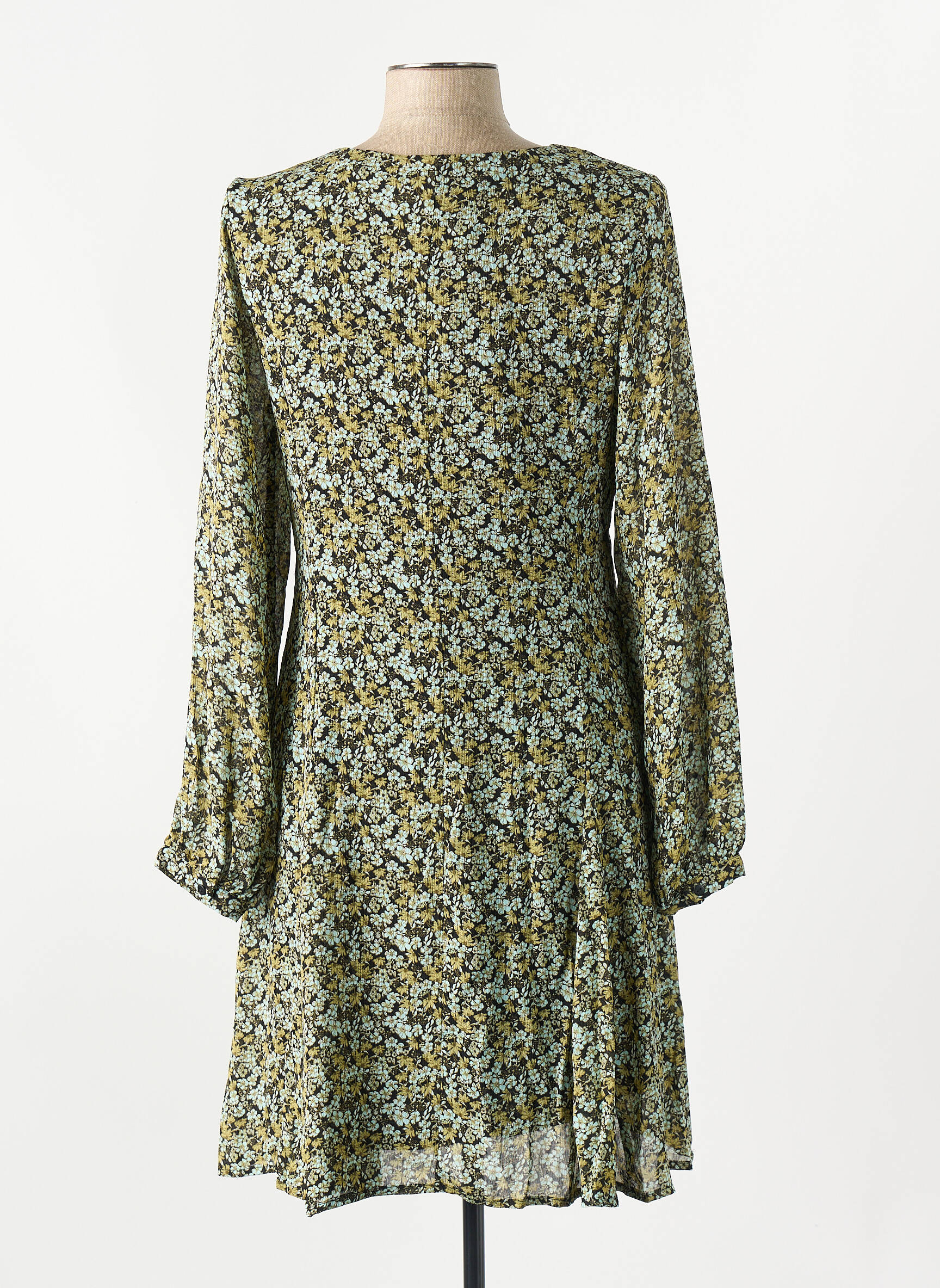 Rochie scurtă verde MSCH COPENHAGEN femeie