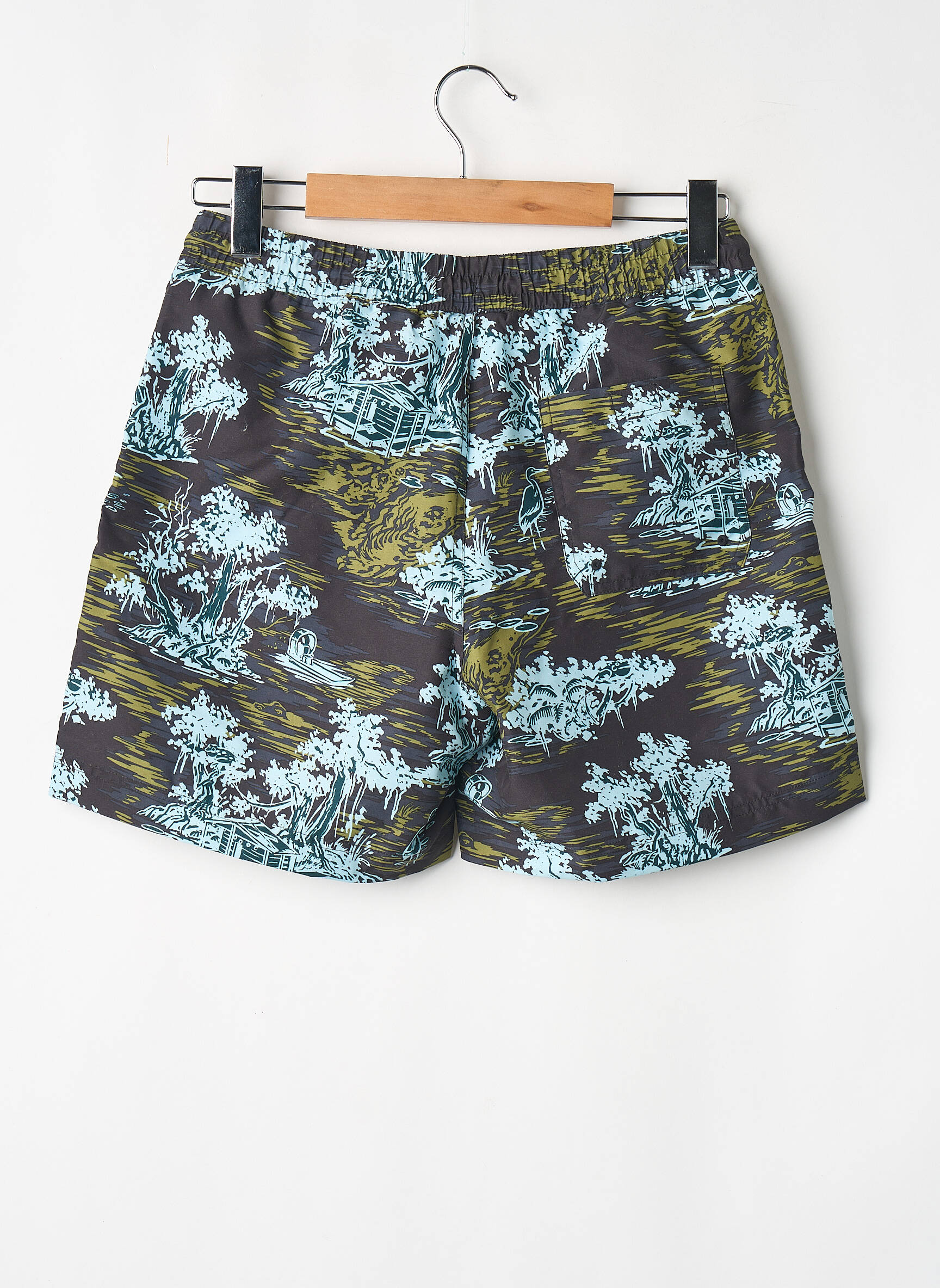 Șort de baie negru CARHARTT bărbat