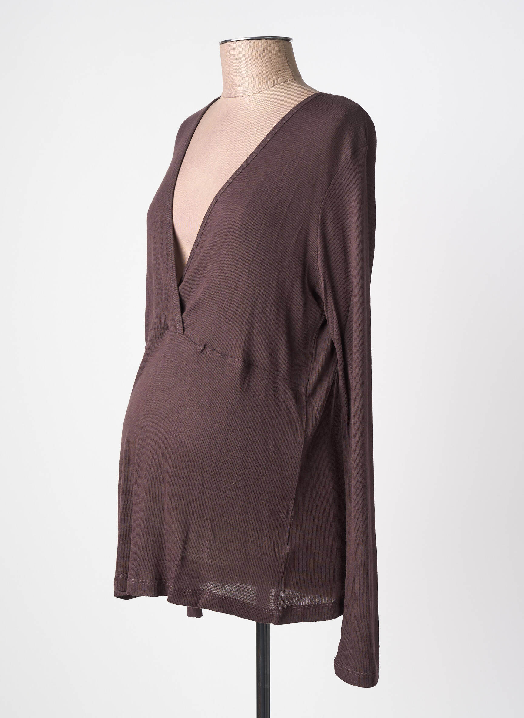 Tricou / top maternitate maro BOOB femeie