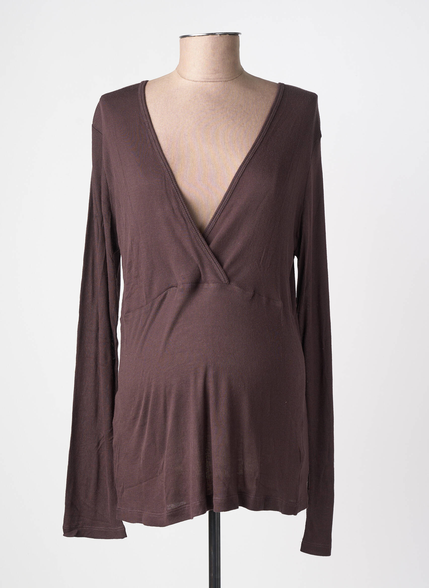 Tricou / top maternitate maro BOOB femeie