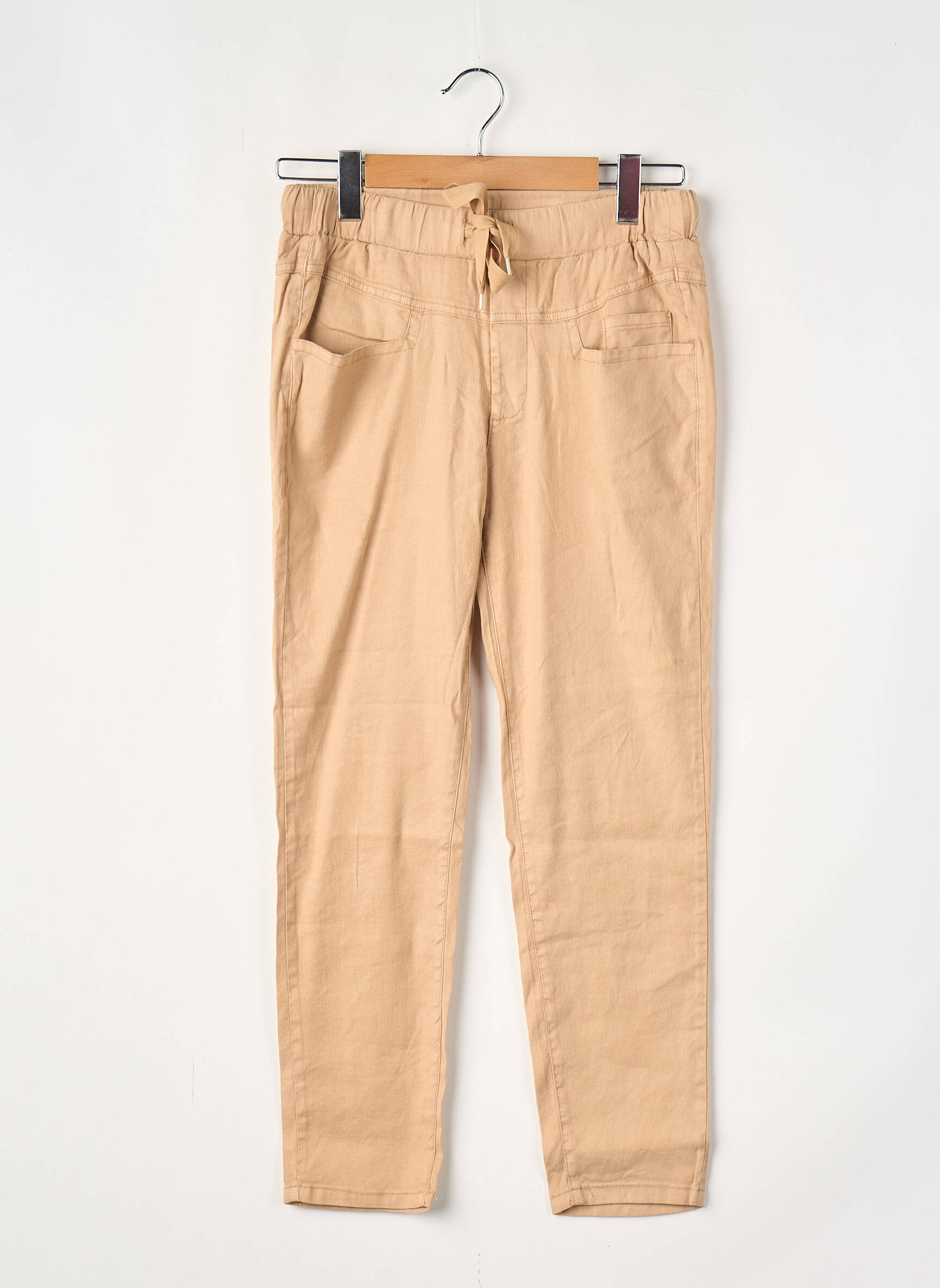 Pantalon drept bej SACK'S femeie