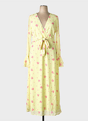 Rochie lungă galben GINA TRICOT femeie