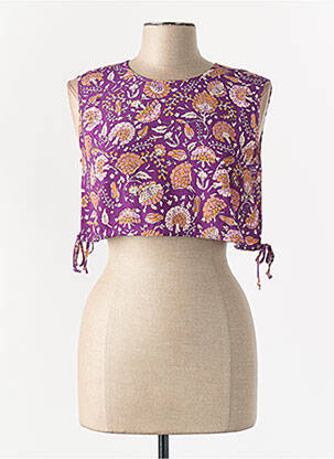 Top violet ANTIK BATIK femeie