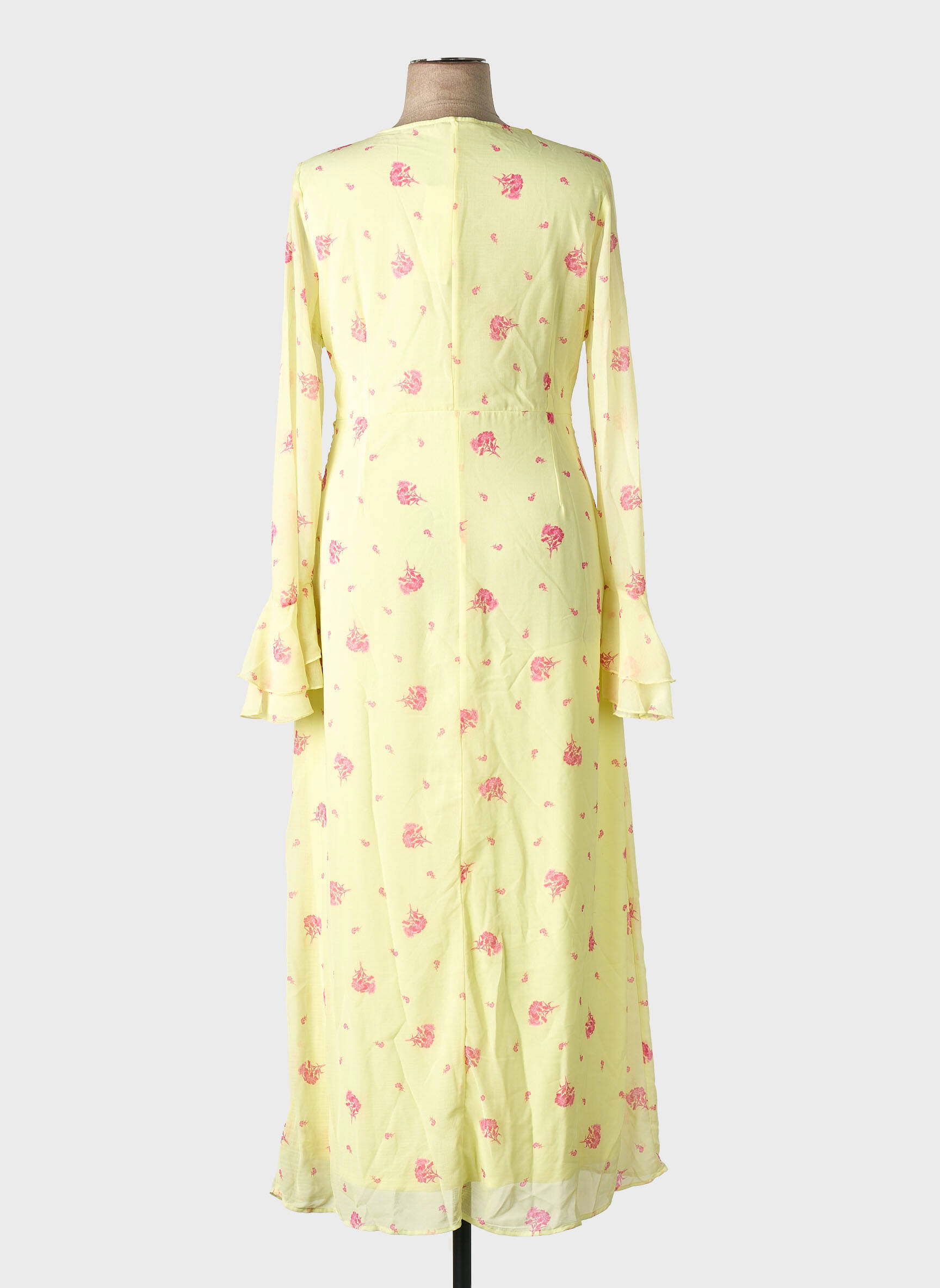 Rochie lungă galben GINA TRICOT femeie