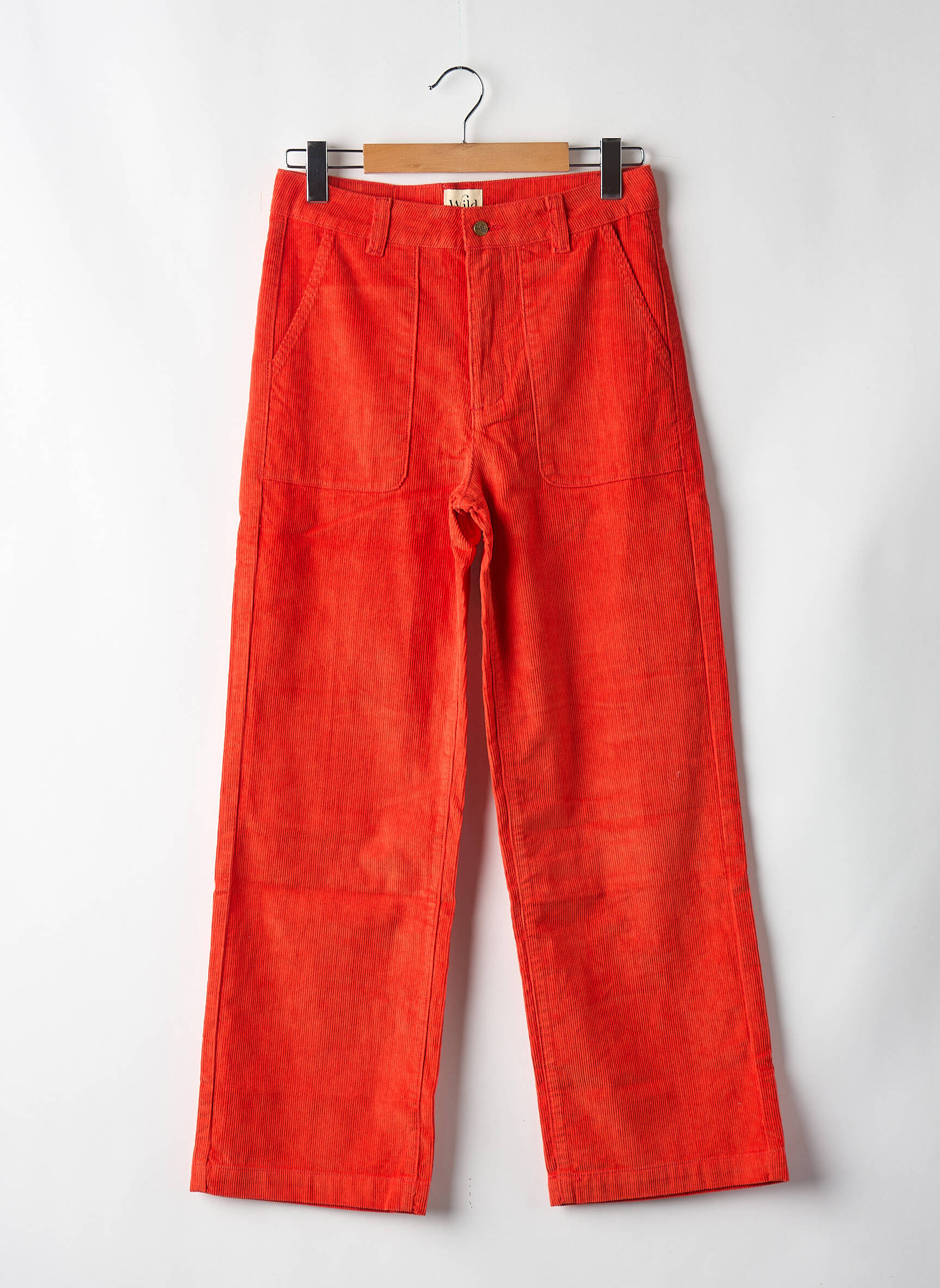 Pantalon drept roșu WILD femeie