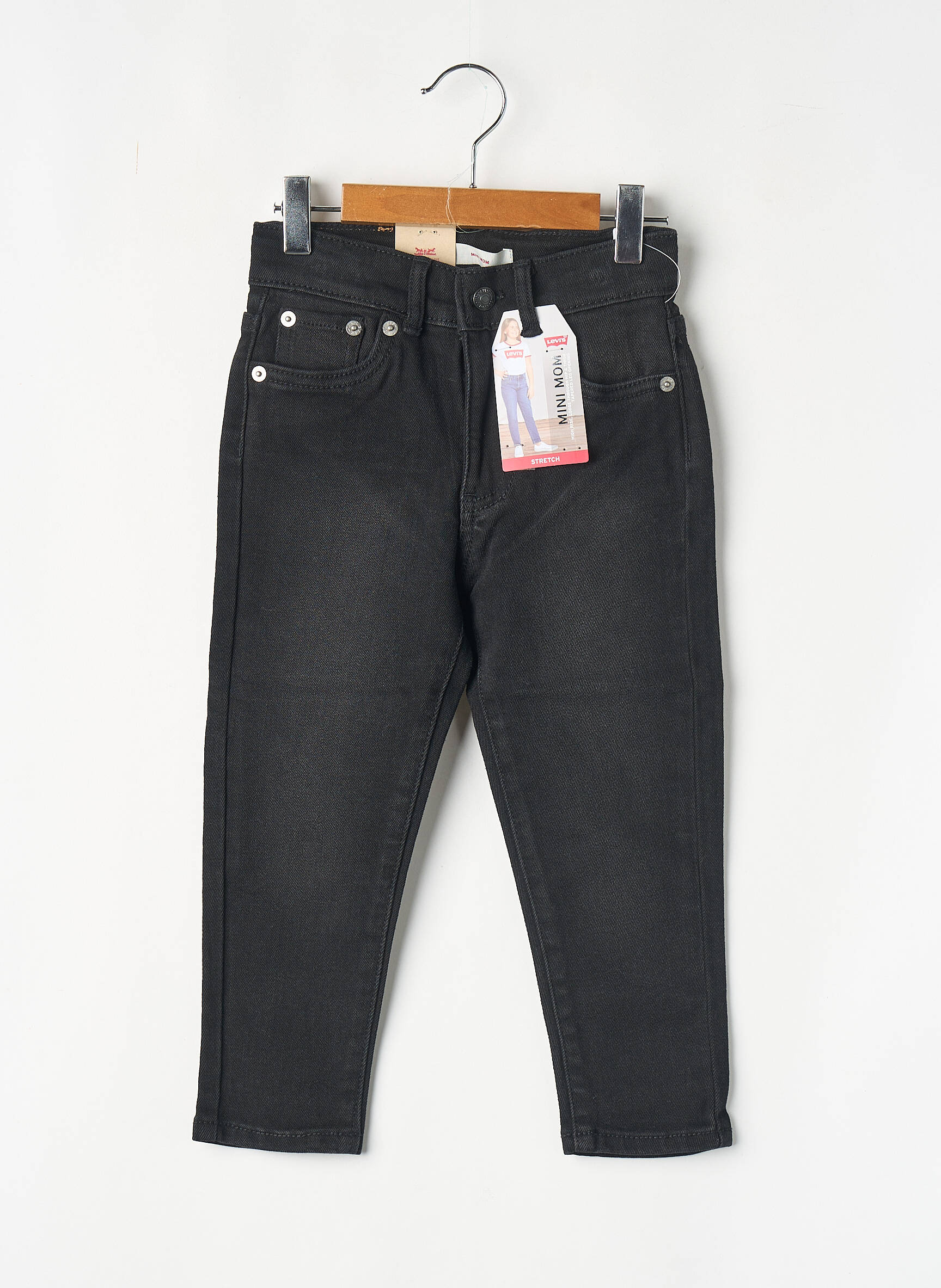 Blugi cu croială dreaptă negru LEVI'S fată
