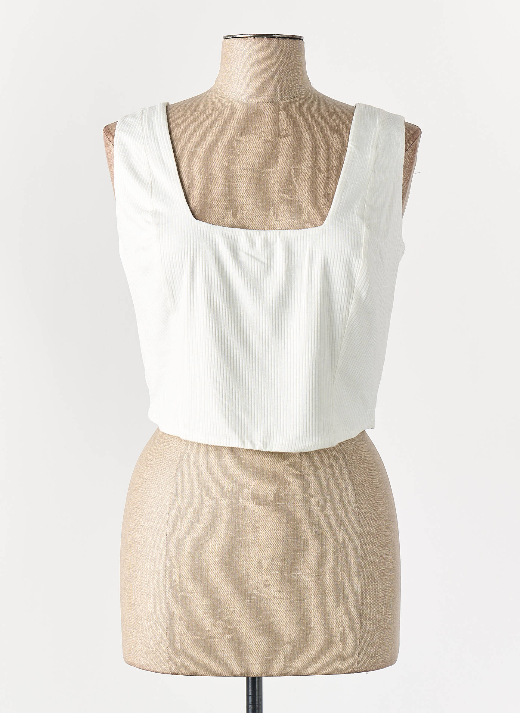 Top alb MAT FASHION femeie