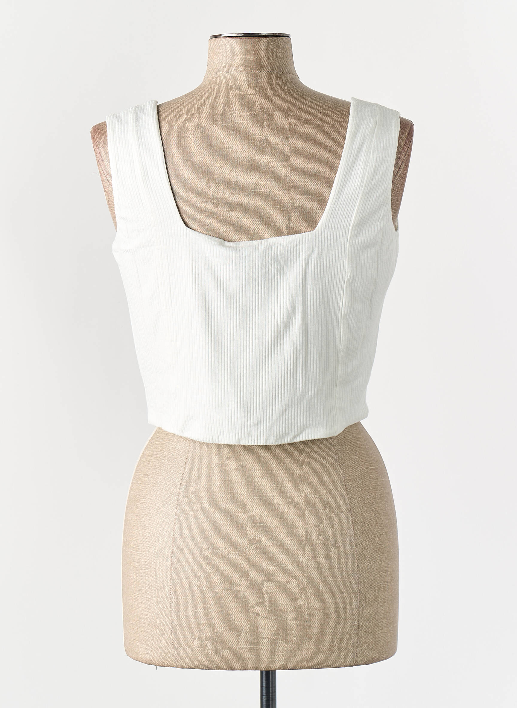 Top alb MAT FASHION femeie
