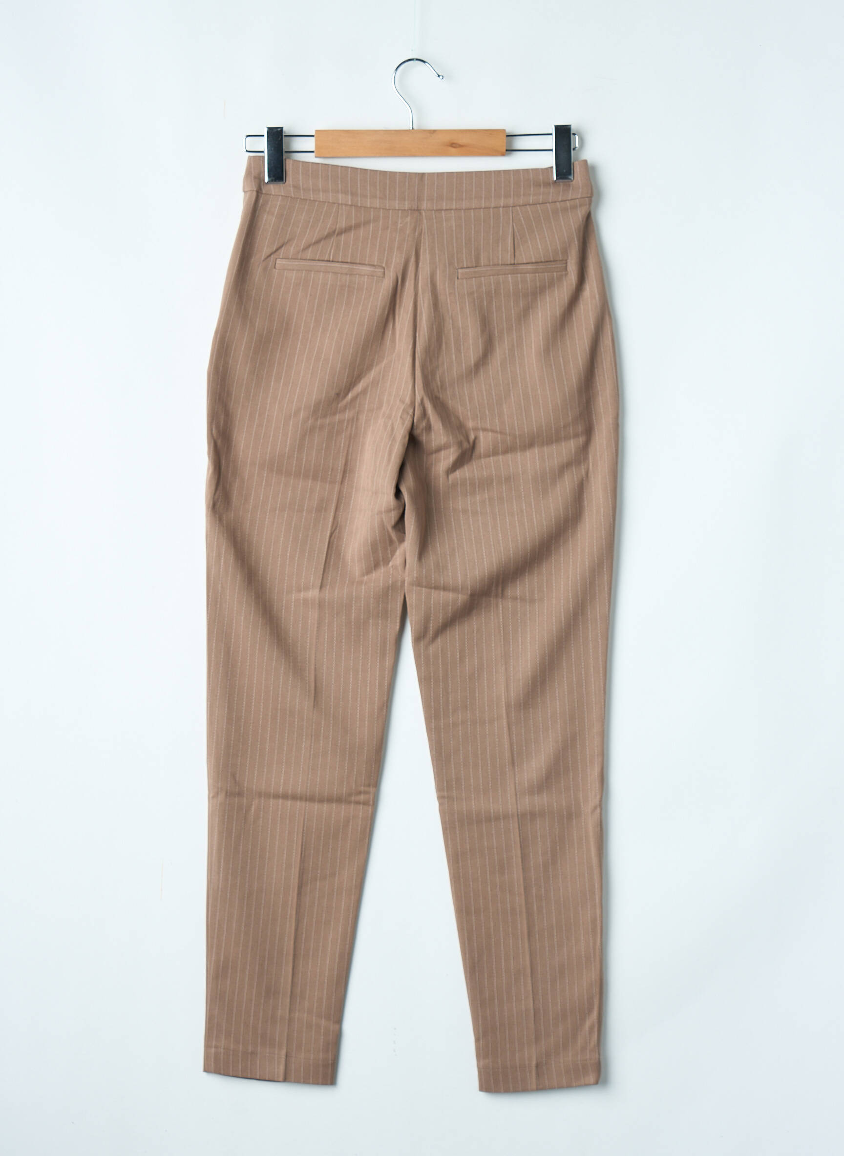 Pantalon slim maro VILA femeie