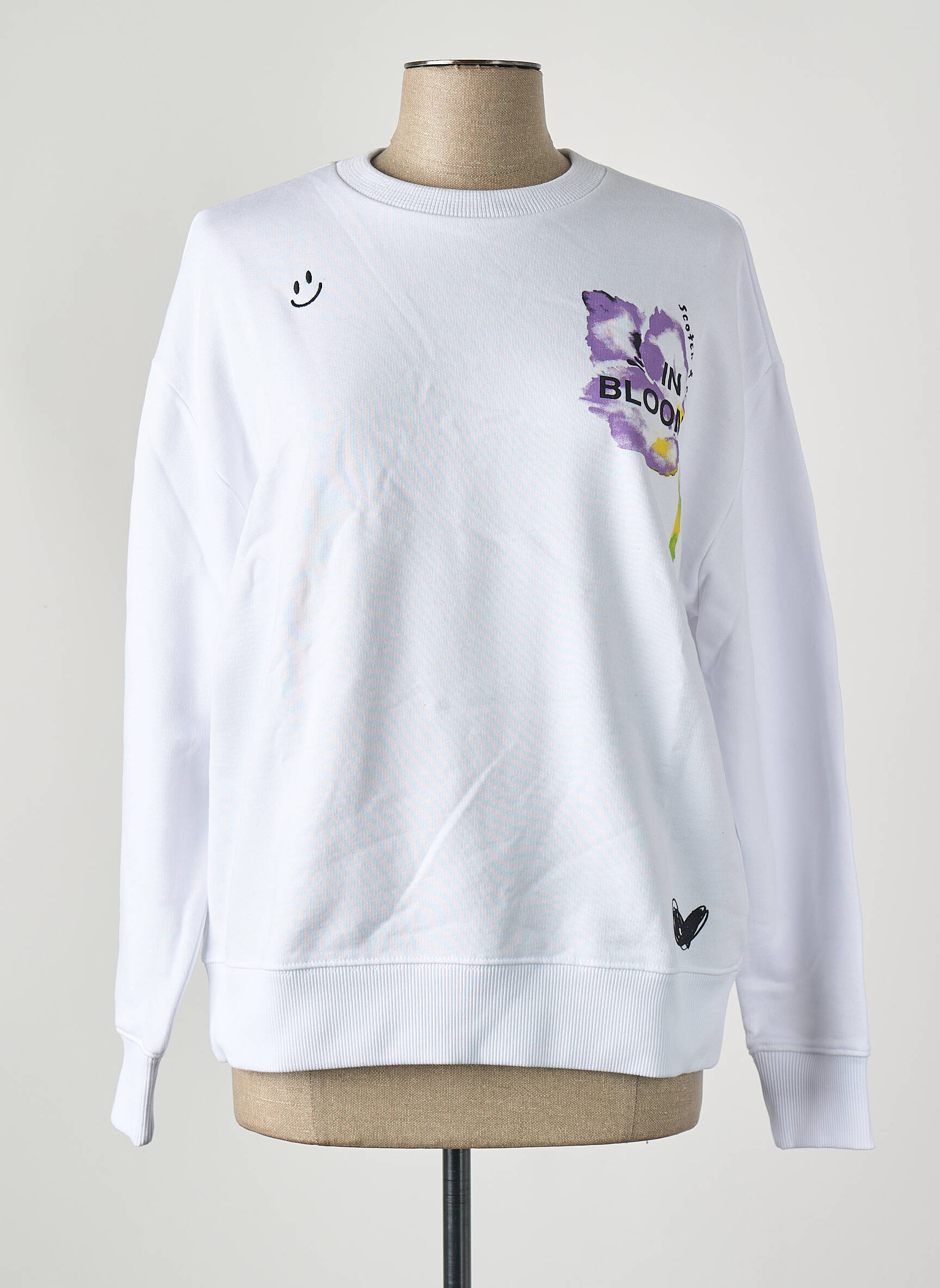 Hanorac alb SCOTCH & SODA femeie