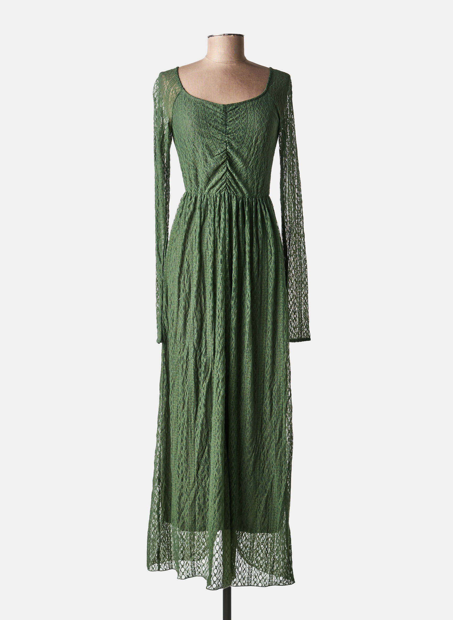 Rochie lungă verde MAX&CO. femeie