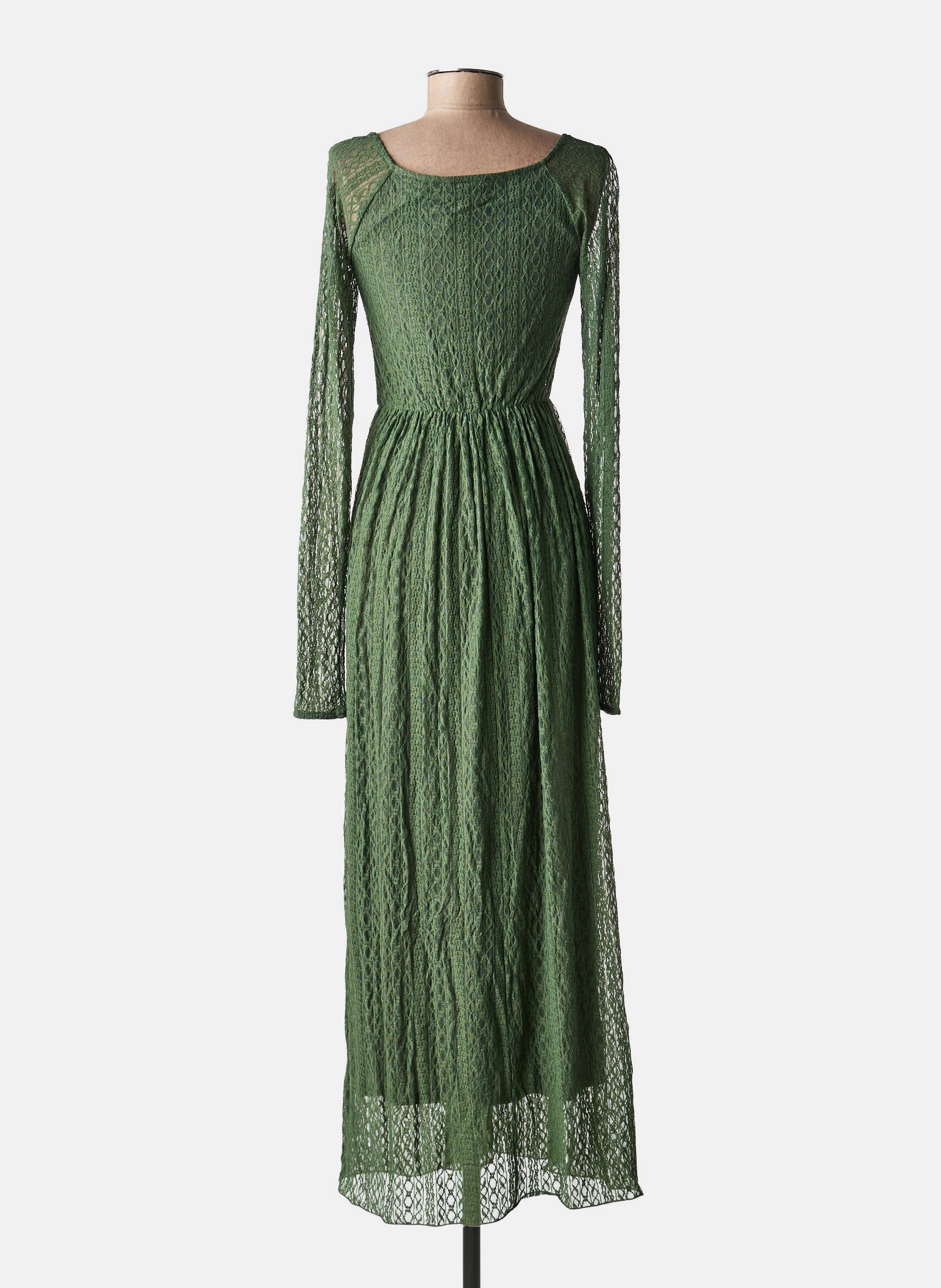 Rochie lungă verde MAX&CO. femeie