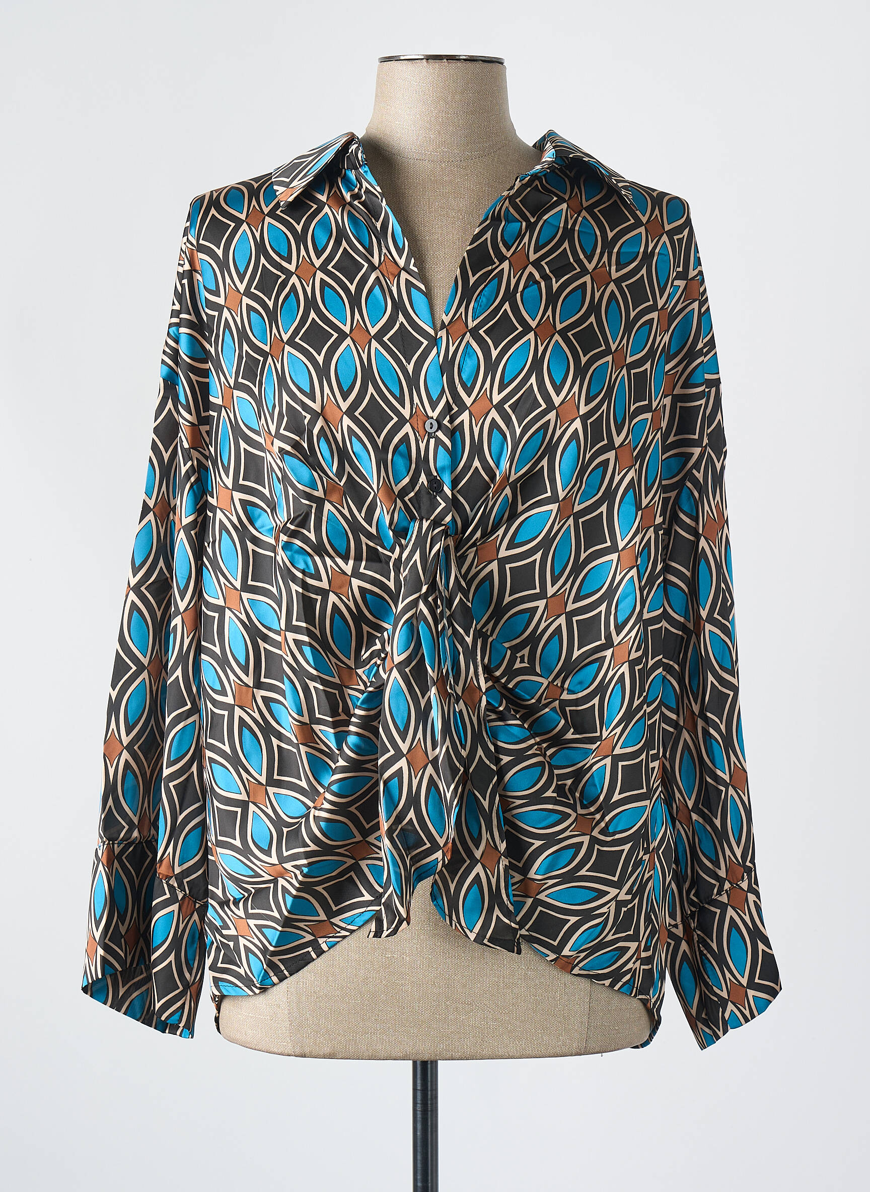 Top albastru MAT FASHION femeie