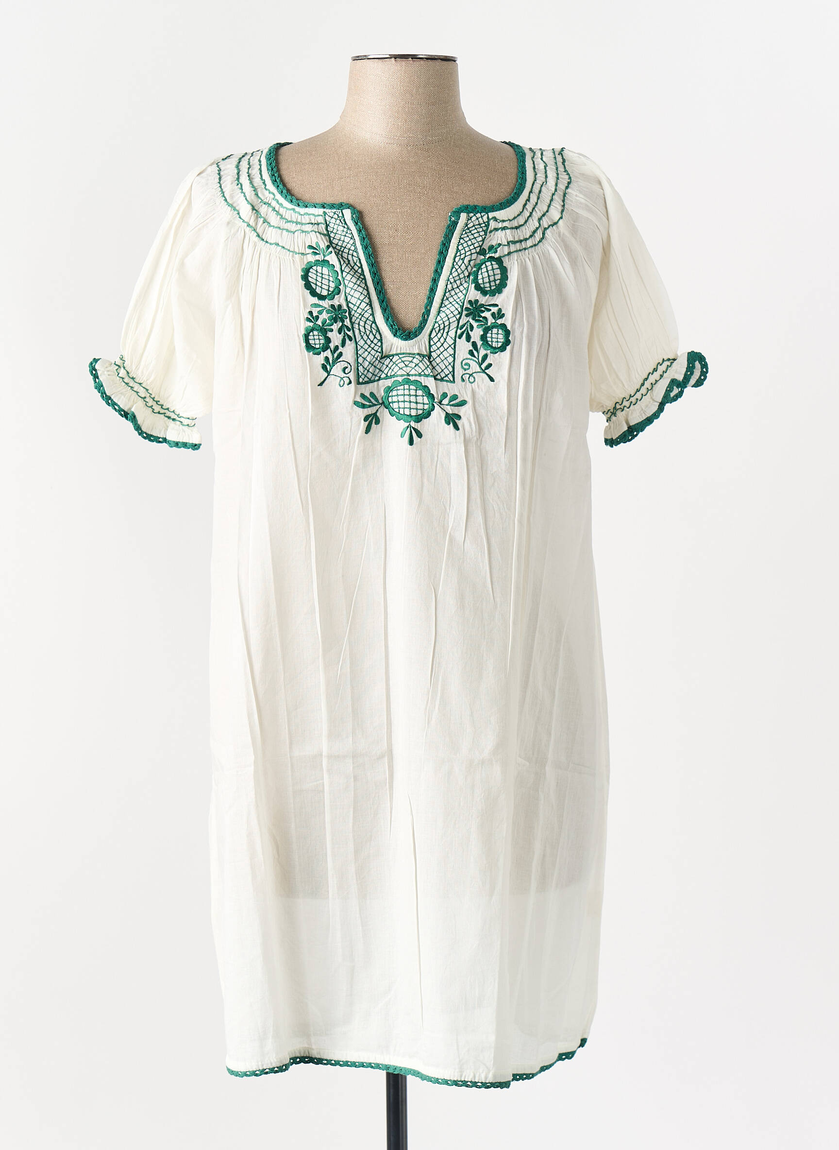 Rochie scurtă verde GERMAINE DES PRÉS femeie