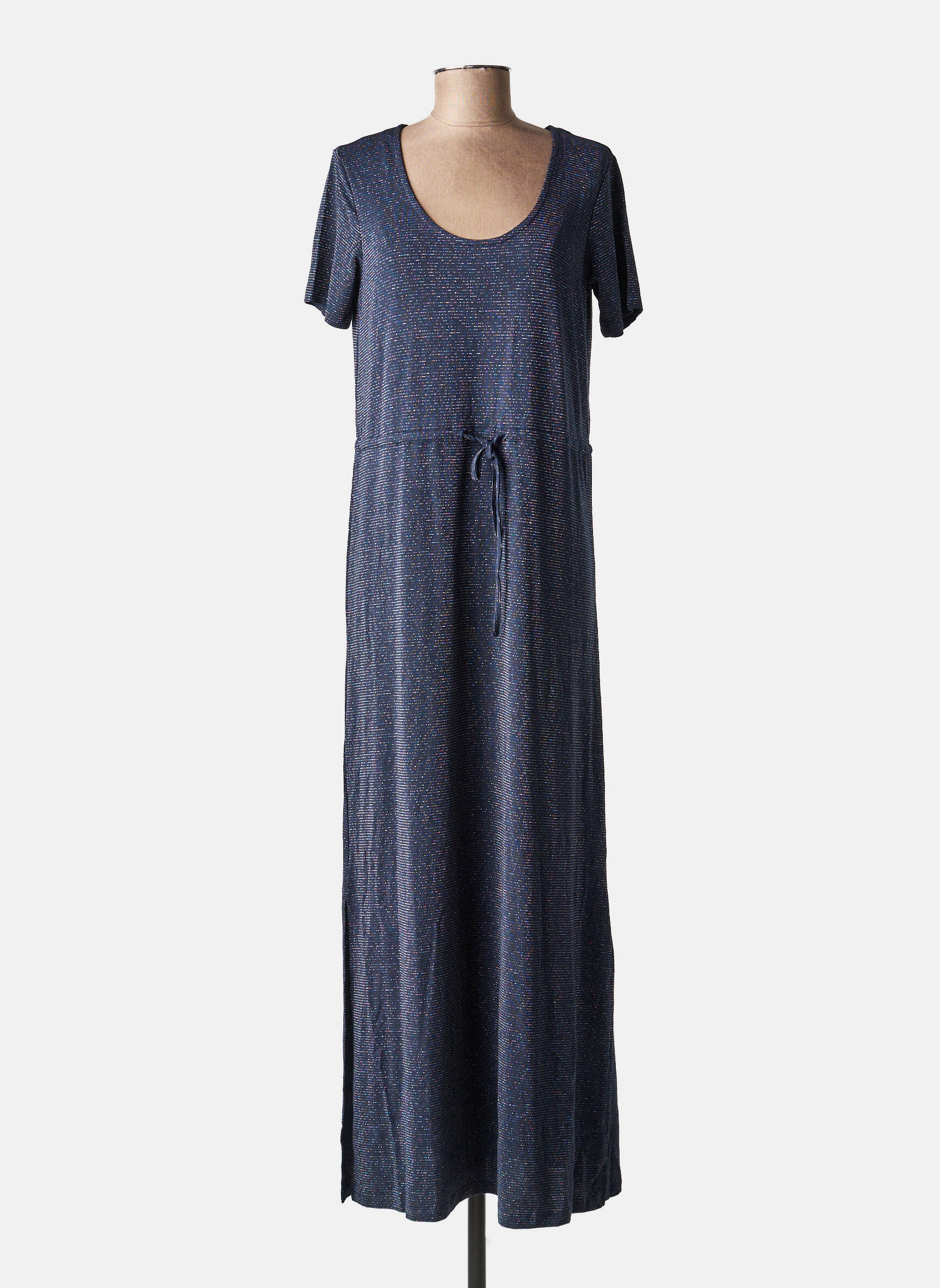 Rochie lungă albastru PIECES femeie