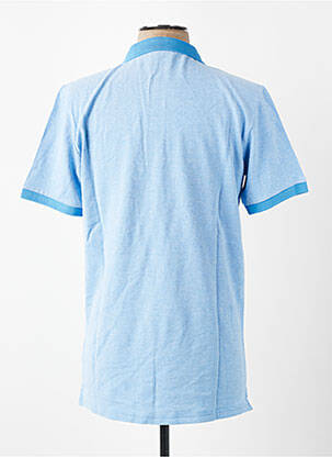 Polo albastru KNOWLEDGE COTTON APPAREL bărbat