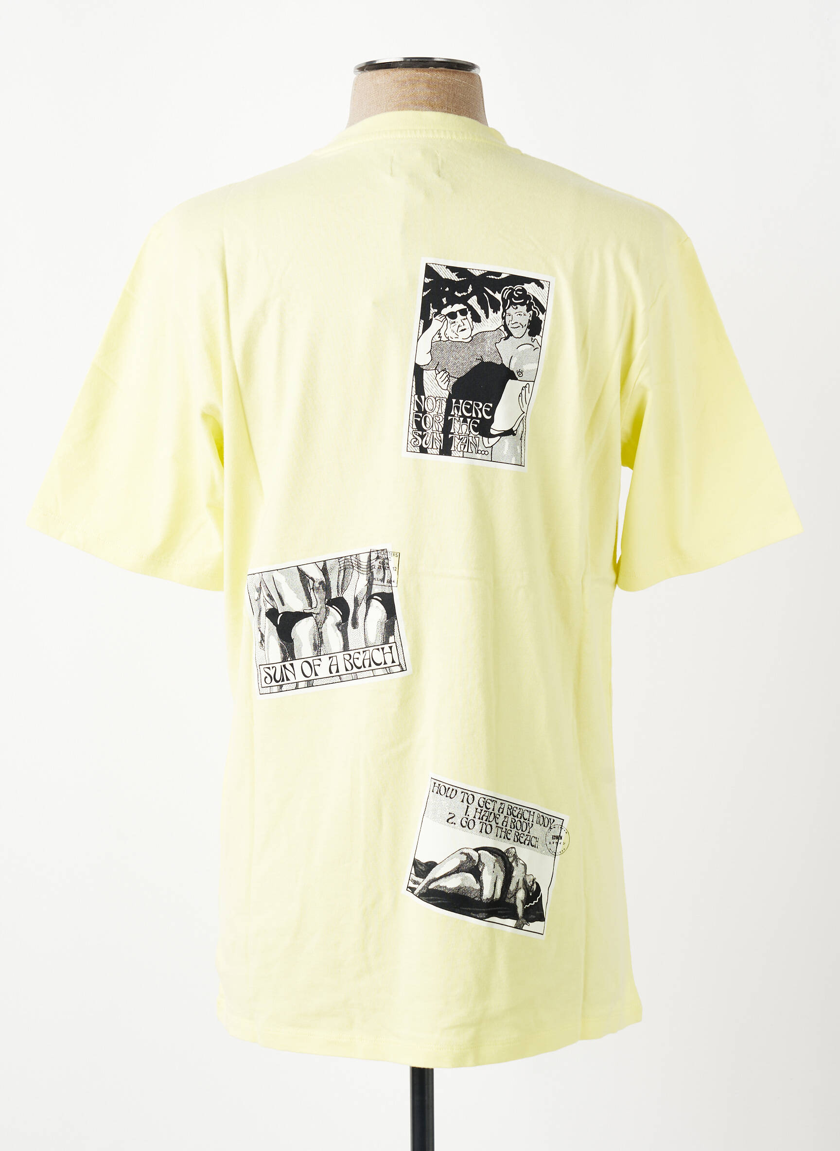 Tricou galben EDWIN bărbat