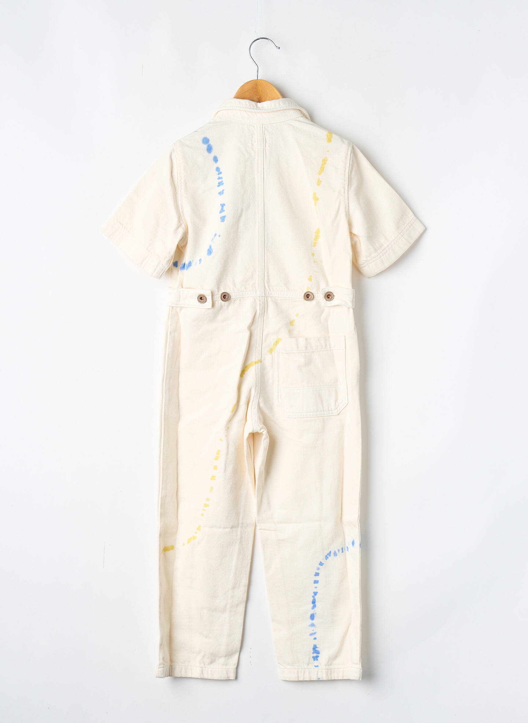 Salopetă-pantalon bej BELLEROSE fată