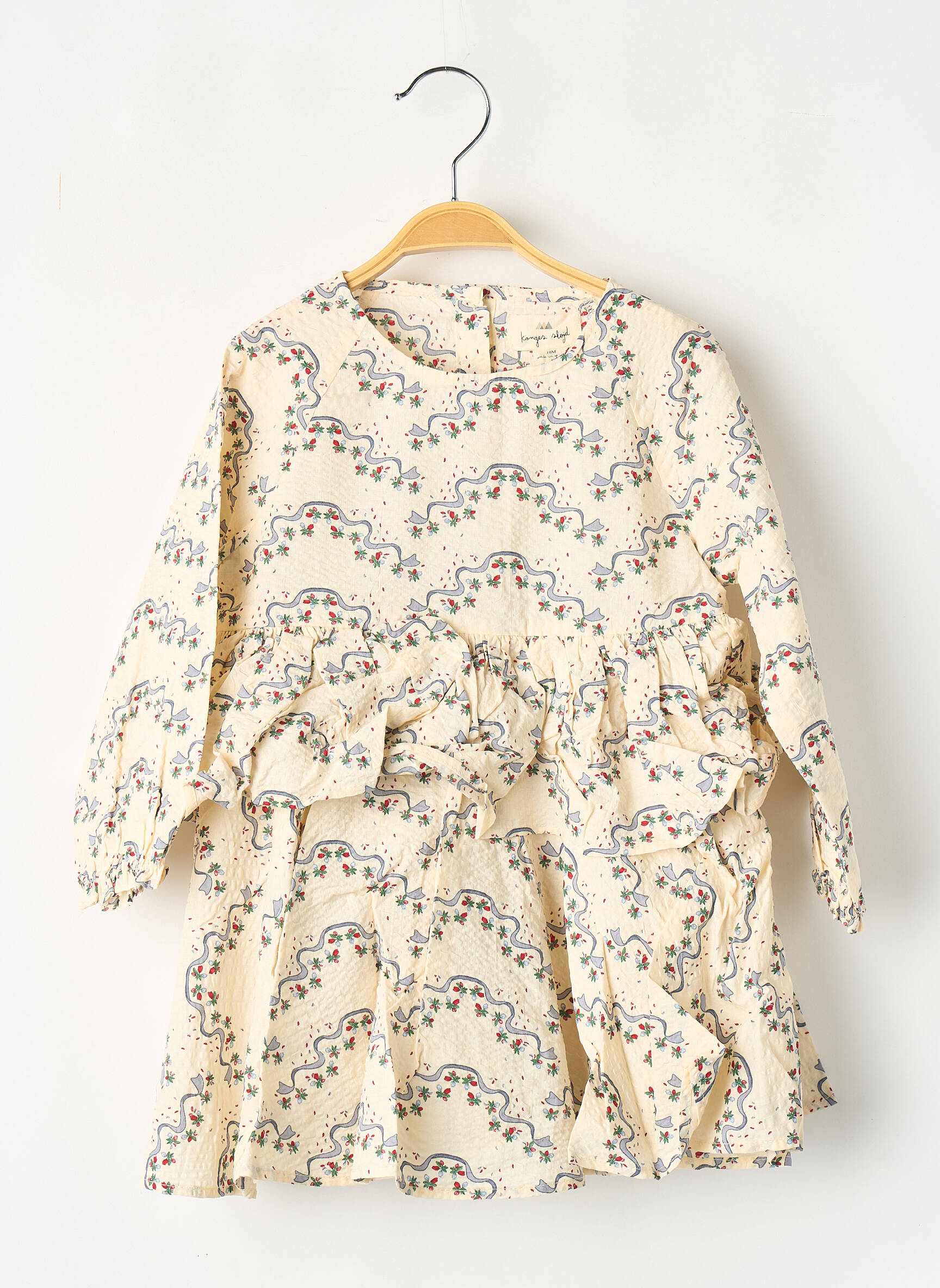 Rochie scurtă bej KONGES SLOJD fată
