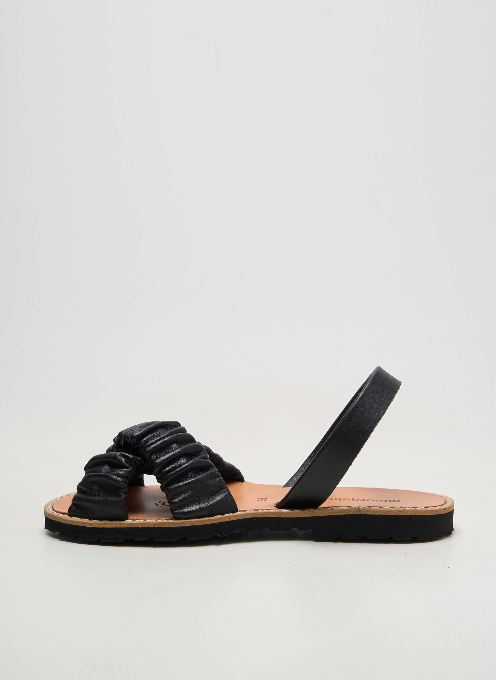 Sandale/pantofi decupați negru MINORQUINES femeie