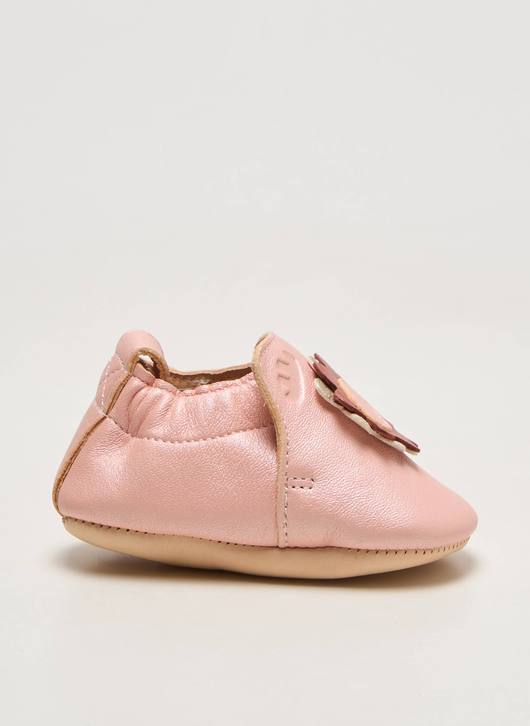 Papuci/pantofi de casă roz EASY PEASY fată