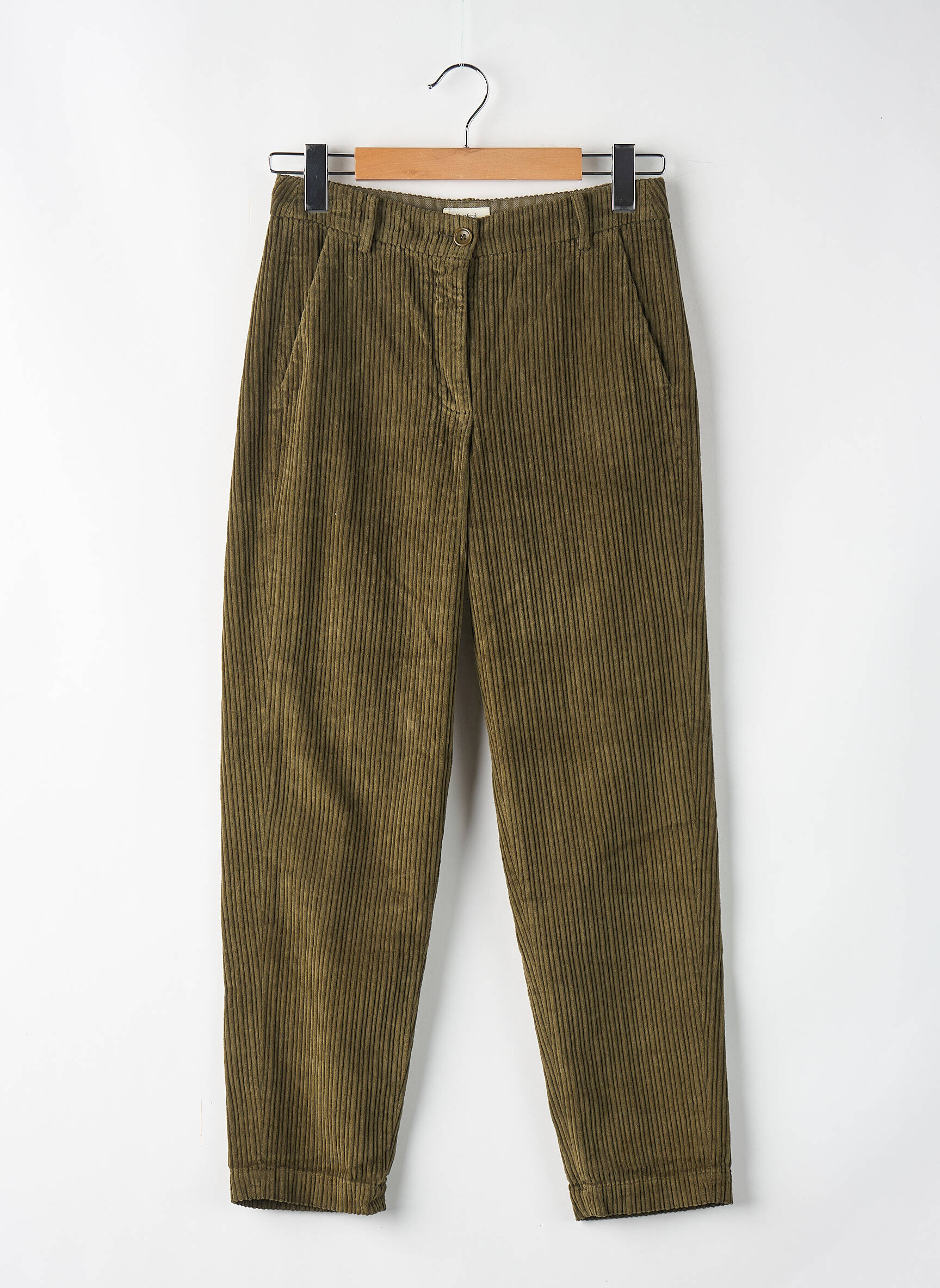 Pantalon drept verde HARTFORD femeie